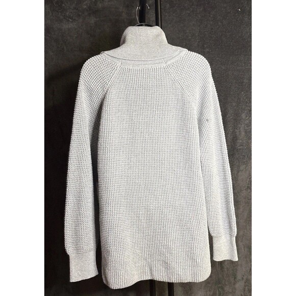 Michael Kors Cowl Neck Waffle Knit Pullover Sweater Long Sleeves Ivory Sz M - Picture 8 of 16